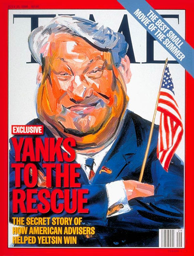 yeltsin 1996 time cover
